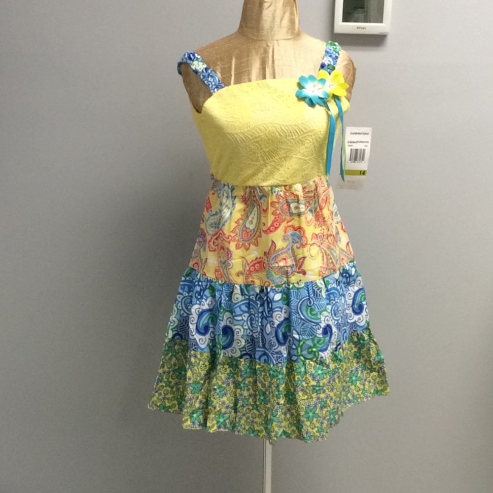Rare Editions girls tiered sundress.